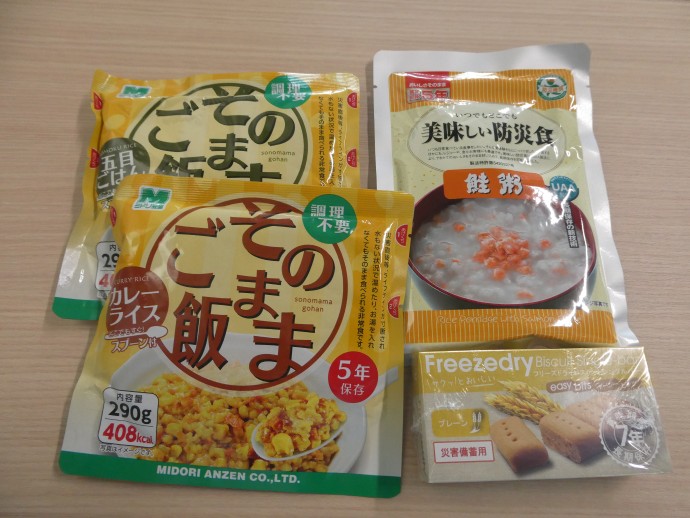 備蓄品のフードバンク